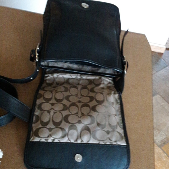 Coach Vintage Legacy Black Bag, EUC - Picture 7 of 13